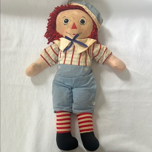 Vintage 1970’s Knickerbocker Raggedy Ann and Andy Dolls with I Love You Heart - Picture 10 of 15
